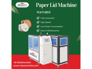 Nessco Fully Automatic Paper Lid Machine for Sale - Order Now