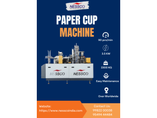 Shop Nessco Best Quality Paper Coffee Cup Making Machine