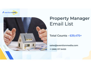Elevate Your Business Using Our Property Manager Email List!