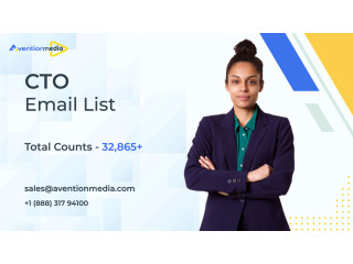 Empower Your Marketing Outreach Using Avention Medias CTO Email List!