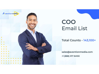 Pitch Your Business Offering Using COO Email List!
