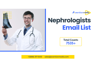 Gain Access To Over 7,535+ Global Contacts Of Nephrologists!