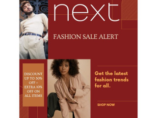Up to 30% Off + Extra 10% Off on All Next Sale Items with Next Promo Code