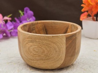 5-inch Mixed Wooden Bowl