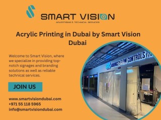 Acrylic Printing in Dubai by Smart Vision Dubai