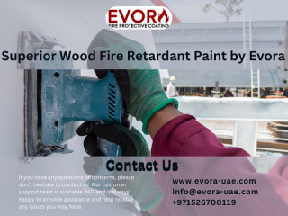 Superior Wood Fire Retardant Paint by Evora