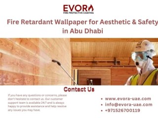 Fire Retardant Wallpaper for Aesthetic & Safety in Abu Dhabi