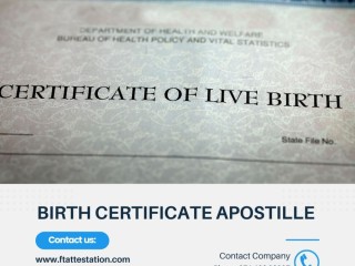 Birth Certificate Apostille Services in UAE