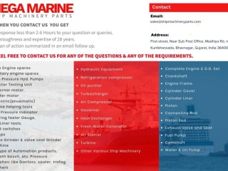 Supplier for Ship Machinery Parts & Marine Equipment