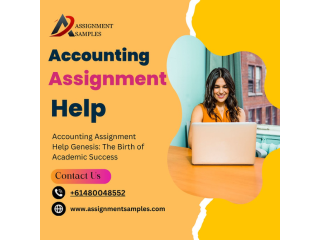 Accounting Assignment Help Genesis: The Birth of Academic Success
