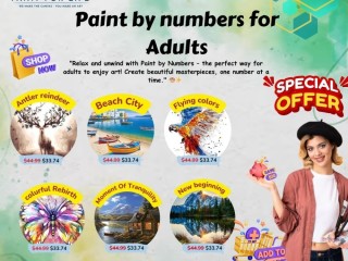 Paint By Numbers for Kids & Adults | Paint For Life