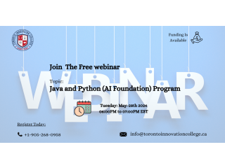 Join Our Free Webinar: Java & Python for AI Basics