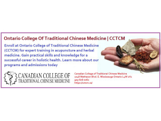 Ontario Collage of traditional Chinese medicine | CCTCM