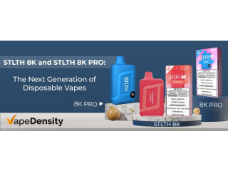 STLTH 8K and STLTH 8K PRO: The Next Generation of Disposable Vapes