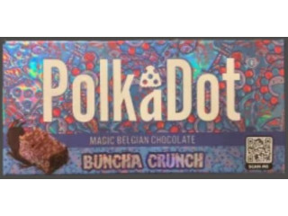 Polkadot Buncha Crunch Belgian Chocolate Bar