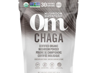 Chaga Mushroom Superfood Powder 60 Grams by Om Mushrooms