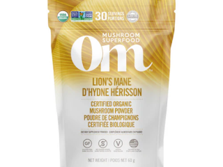 Lion's Mane Mushroom Powder 60 Grams by Om Mushrooms