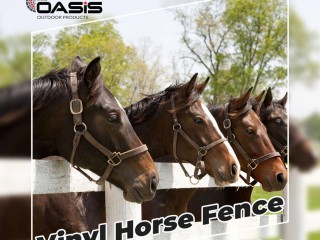 Vinyl Horse Fence - Durable, Eco-Friendly Ranch Rail Fencing for Livestock