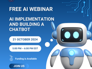 Free AI Webinar on Oct 21st "AI Implementation and Building a Chatbot"