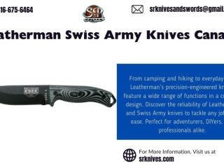 Leatherman Swiss Army Knives Canada: Versatile Multi-Tools for Every Situation