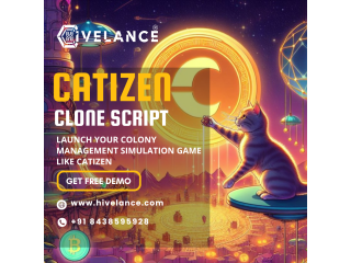 Build Your Virtual Cat City & Earn Catizen Coins With Hivelance Catizen Clone Script !