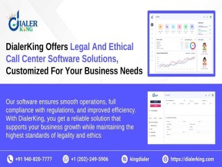 Legal and ethical call center software solutions, customized for your business needs