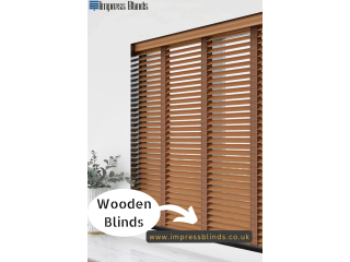 Impress Blinds: Elevate Your Space with Premium Wooden Blinds in the UK