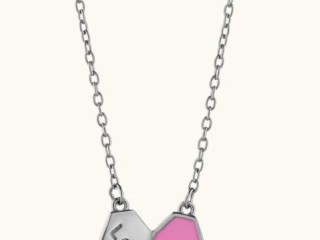 Sterling silver heart necklace