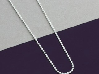 Ladies silver chain