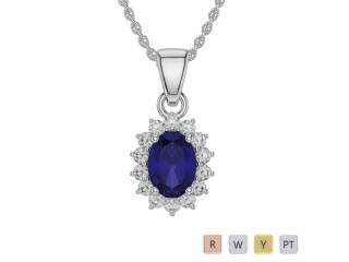 Buy Blue Sapphire Necklace in UK