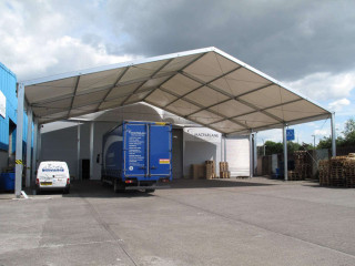 High-Quality Fabric Storage Buildings with Double Truss - Kit Buildings UK