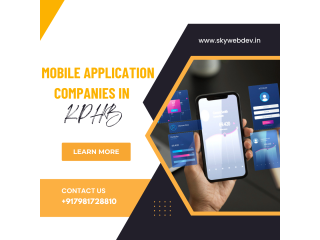 Mobile Application Development Companies in KPHB - Sky Web Design Technologies