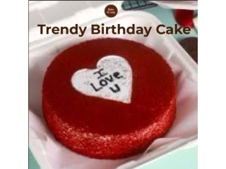 Trendy Birthday Cake