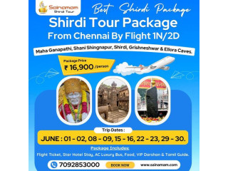 Shirdi Tour Package From Chennai By Flight