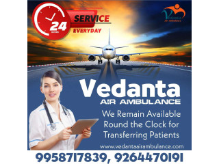 Avail of Vedanta Air Ambulance Services in Dibrugarh for the Life-Saving Medical Team
