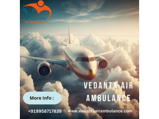 For Risk-Free Patient Transfer Book Vedanta Air Ambulance Service in Indore