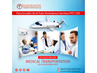 With Advanced ICU Facilities Avail of Panchmukhi Air Ambulance Service in Patna