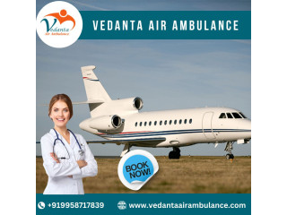 With Life-Saving ICU Features Book Vedanta Air Ambulance Service in Raipur