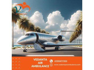 With Risk-Free Transfer Patient Book Vedanta Air Ambulance Service in Dibrugarh