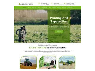 Farming Website Solutions for Agriculture Website Design Company
