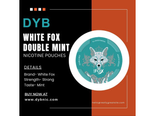 Buy White Fox Double Mint nicotine pouches online