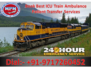 Choose Mpm Train Ambulance Services in Bhopal with the advantage medical facility