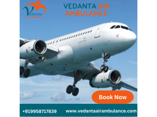 With Advanced Ventilator Setup Book Vedanta Air Ambulance Service in Bhopal