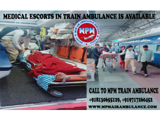 MPM Train Ambulance Services in Indore Provides Medical Train With ICU Facilities