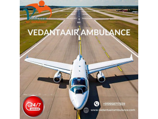 With Top-Level ICU Setup Book Vedanta Air Ambulance Services in Gorakhpur