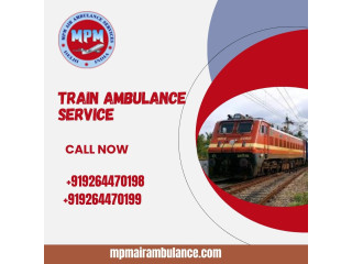 Utilize MPM Train Ambulance Service in Darbhanga with world class ventilator setup