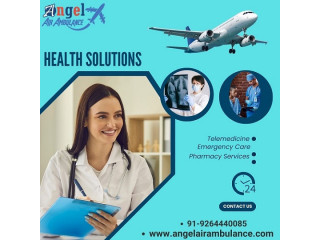 Hire Angel Air Ambulance Service in Guwahati-Masterly Medical Facility