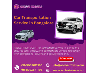 Car Transportation Service in Bangalore