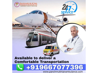 Panchmukhi Air and Train Ambulance in Patna with Qualified Medical Team