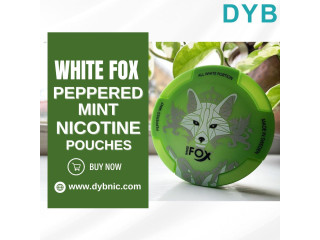 White Fox Peppered Mint Nicotine Pouches in India